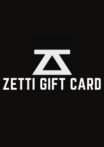 Zetti Gift Card